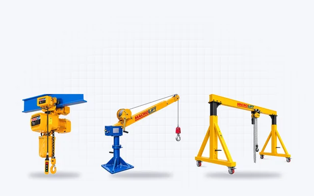 Monorail, Jib Crane or Bridge Crane? Which One to Use When