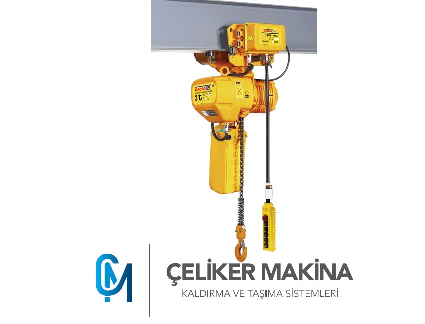 Çift Hızlı Monoray Vinç 3 Ton